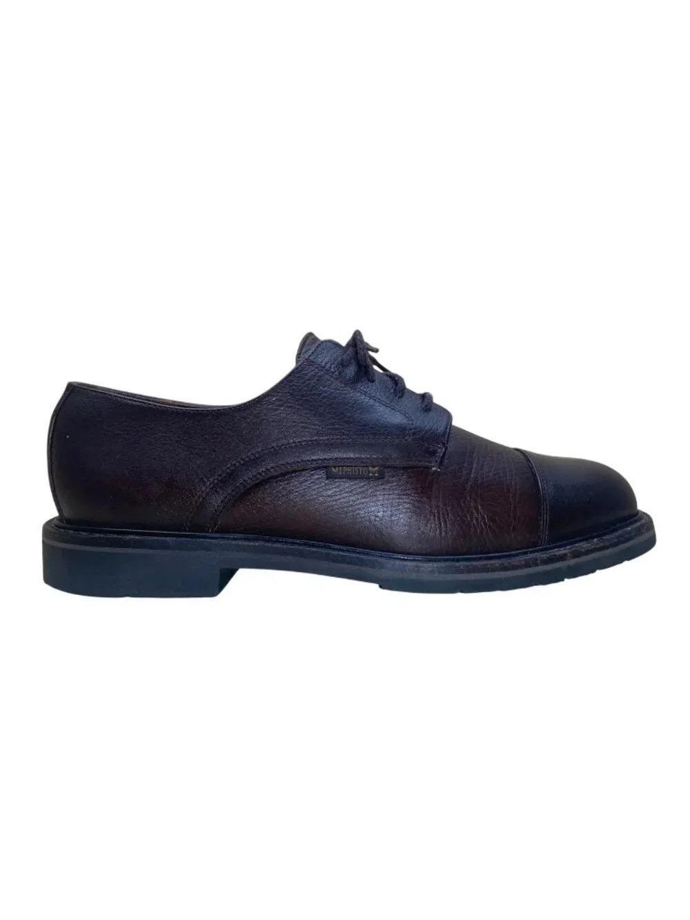 Mephisto Men’s Brown Leather Air-Relax Cap-Toe Goodyear Welt Dress Shoes Sz 8